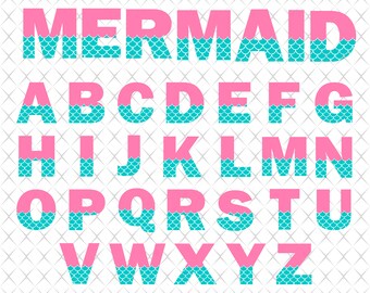 Free Free 183 Svg Files Printable Mermaid Letters SVG PNG EPS DXF File