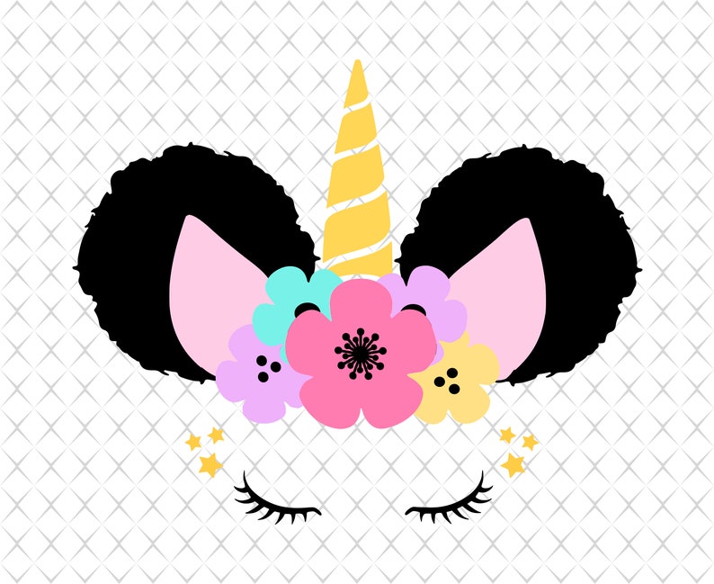 Free Free Unicorn Afro Svg 319 SVG PNG EPS DXF File