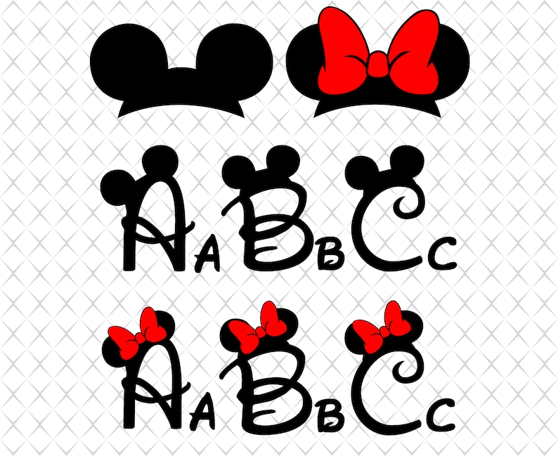 Disney font svg Disney font svg files for Cricut Disney