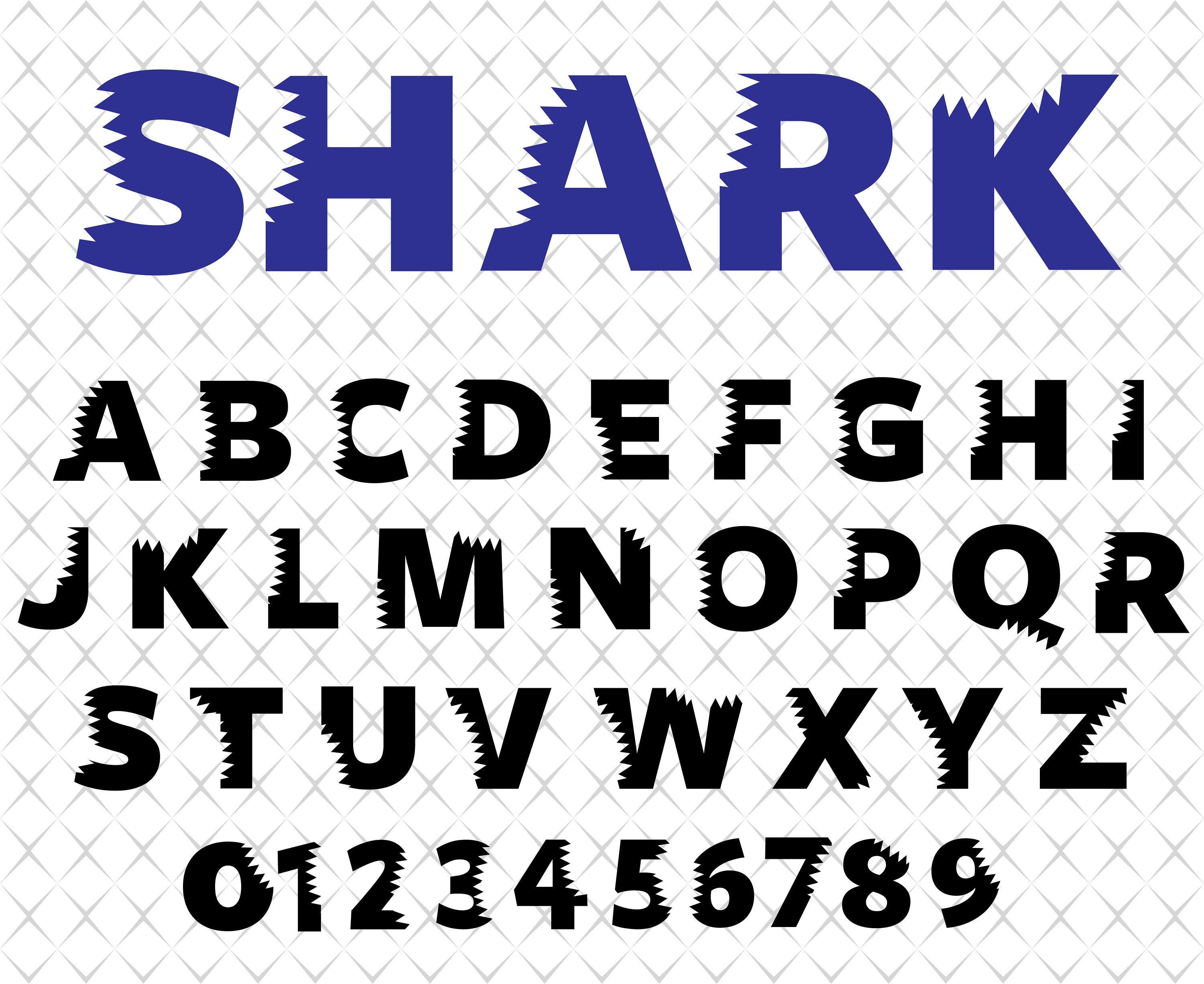Download Shark font svg Shark bite font Shark bite alphabet svg ...