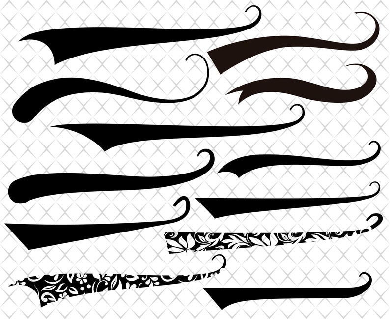 Font tails svg Baseball text tail Baseball font tails svg | Etsy