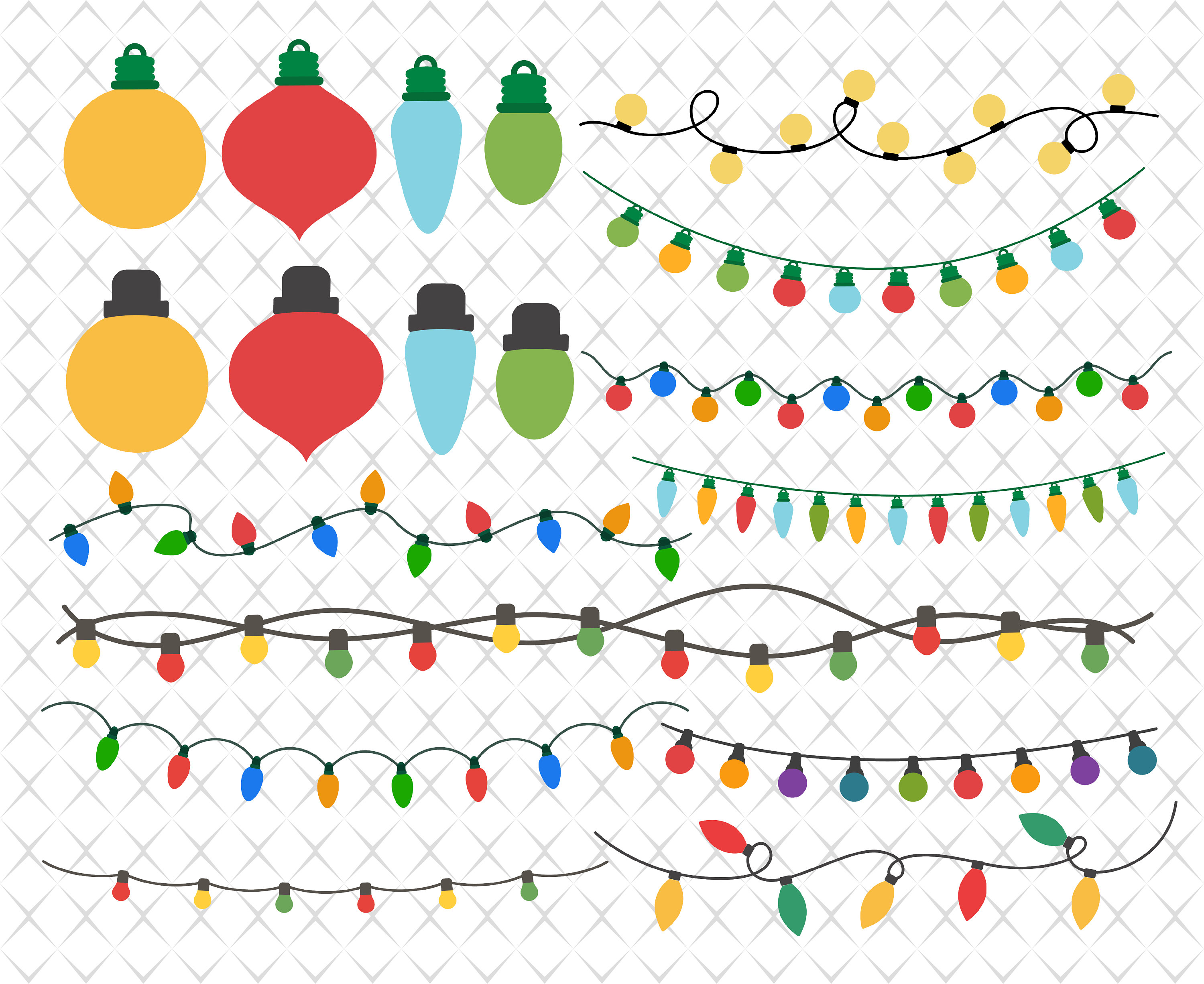 60 Christmas Lights Svg Christmas Lights Clipart Chri vrogue.co Christmas Light Svg