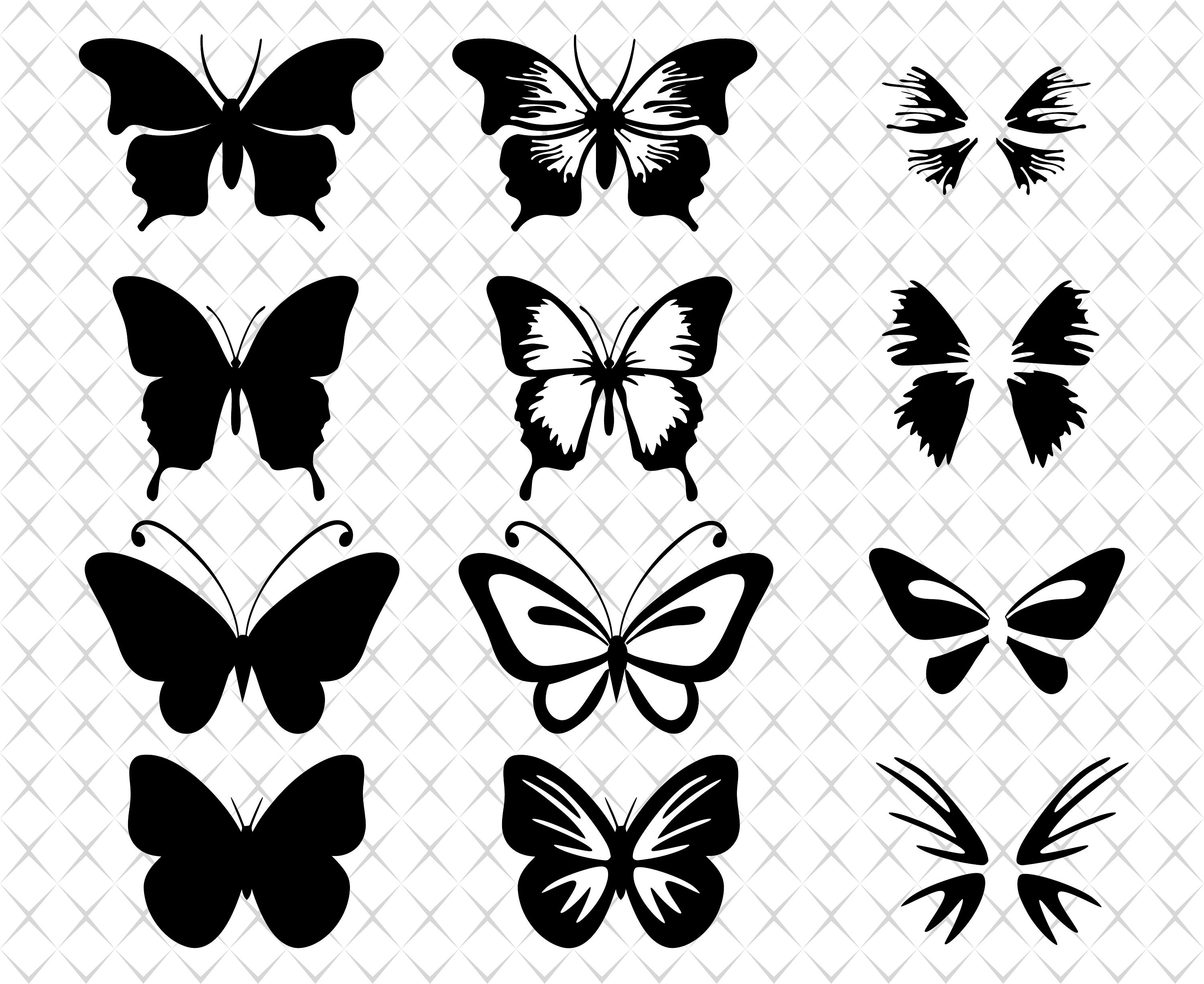 Download Butterfly Svg Cricut Butterfly Cut Files Butterfly Svg Bundle Etsy