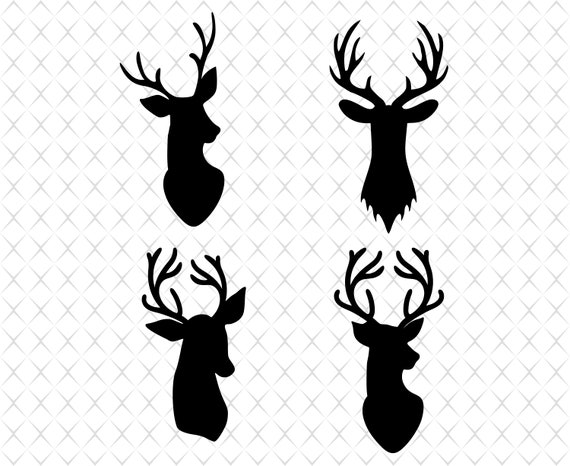 Download Christmas Deer Svg Deer Head Svg Bundle Deer Head Cut File Etsy