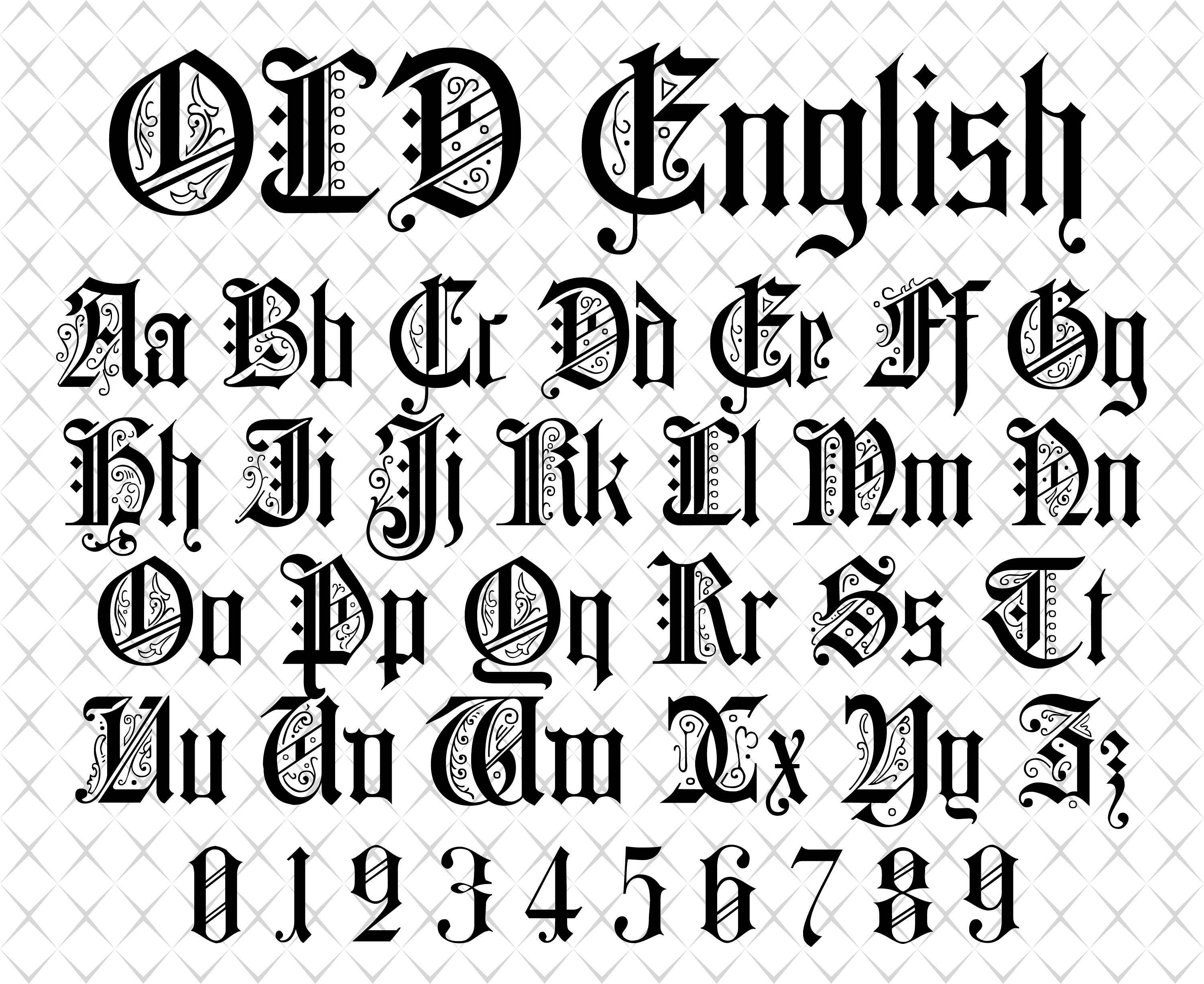 old-english-font-svg-old-english-script-old-english-monogram-etsy