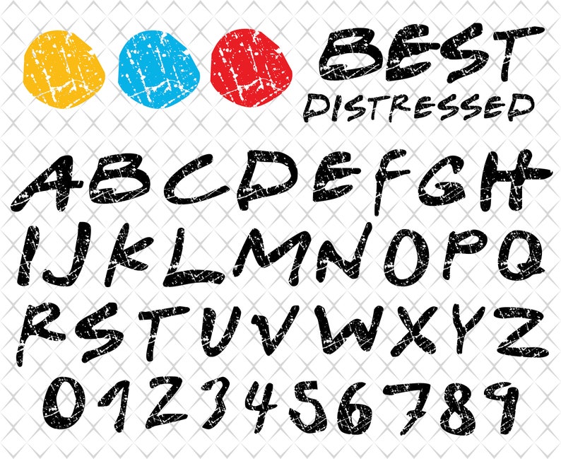 Friends font svg Friends font Cricut Distressed font svg ...