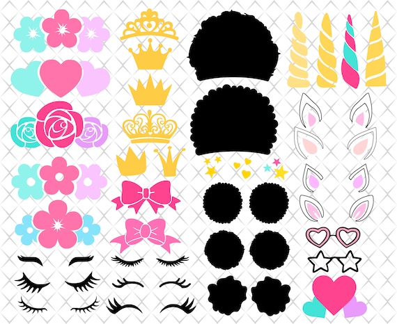 Download Unicorn Afro Svg Afro Puffs Unicorn Svg Unicorn Bundle Svg Etsy
