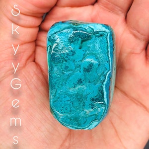 Polished Chrysocolla & Malachite Free Form, Chrysocolla, Malachite, Malacholla, Malacholla Freeform