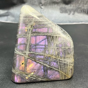 Flashy Labradorite, Purple Flash, Large Labradorite, Purple Labradorite, Purple Labradorite (L3)