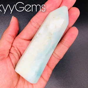 Blue Aragonite, Aragonite Tower, Blue Aragonite Crystal, Aragonite (10)