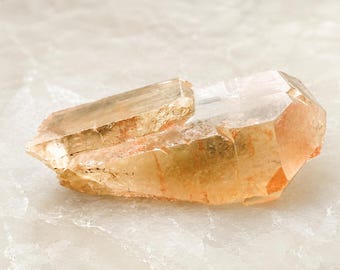 Cristallo di quarzo ematoide, campione di quarzo di fuoco, quarzo ematite rosso, minerale cristallino naturale, pietra da collezione, decorazione per la casa in cristallo (4)