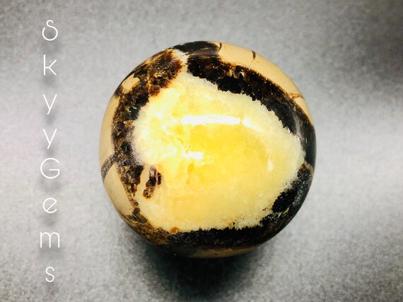 セプタリアン スフィア ハニーゴールド, 茶色 カルサイト