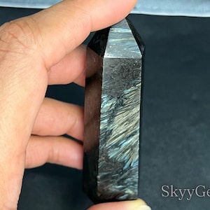 Astrophyllite, Astrophyllite Crystal, Astrophyllite Tower, Astrophyllite Stone, Polished Astrophyllite, Golden Astrophyllite (17)