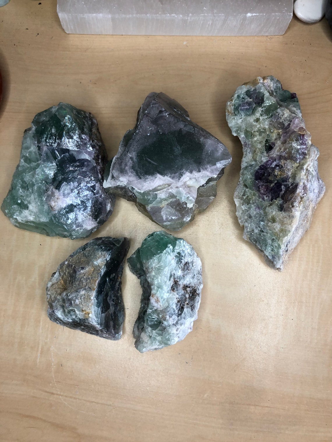 Rainbow Fluorite Specimens Etsy