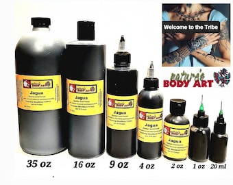 Gel para tatuajes temporales Black Jagua a granel de 28-454 g (listo para usar), elaborado en EE. UU.