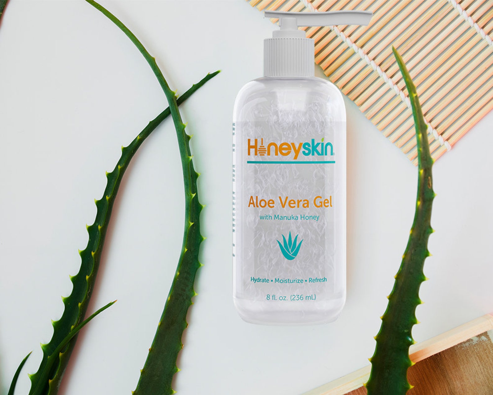 Honeyskin Organic Aloe Vera Gel Face and Body Moisturizer Etsy