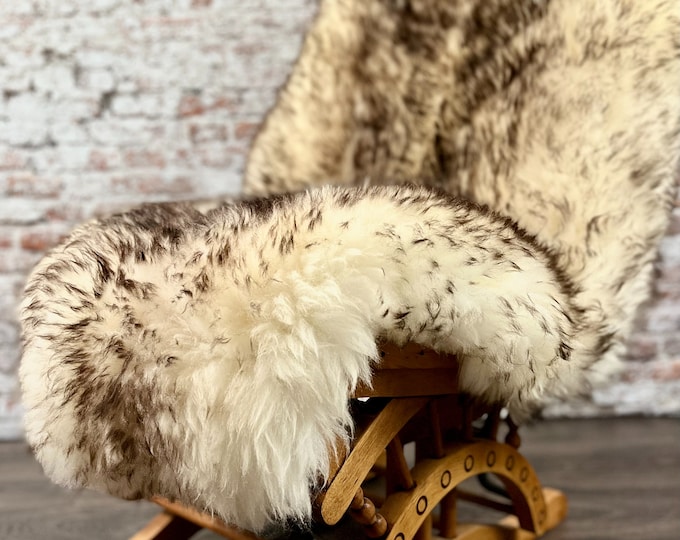 Featured listing image: Authentic Black Mouflon Icelandic Sheepskin Rug  Nordic & Scandinavian Home Decor Sofa Sheepskin throw Chair Cover Natural Sheepskin Shawl