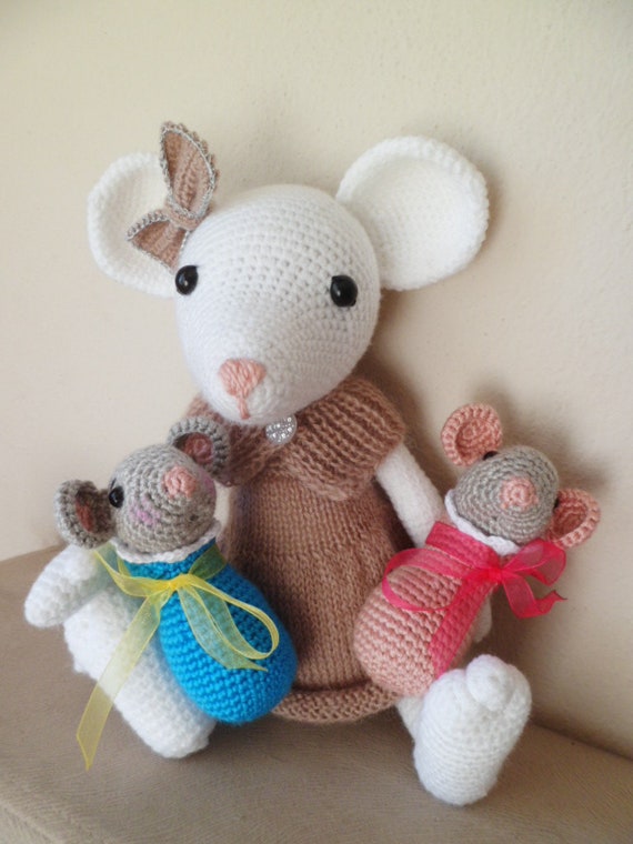 Soft Toy Mouse Baby Gift Stuffed Animal Etsy
