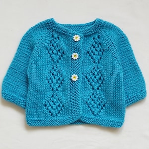 Raglan Baby Cardigan Knitting Pattern