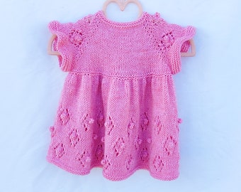 Baby Dress Knitting Pattern - Fairy Dress Knitting Pattern - Baby Knitting Pattern - Dress Knitting pattern - Instant Download PDF