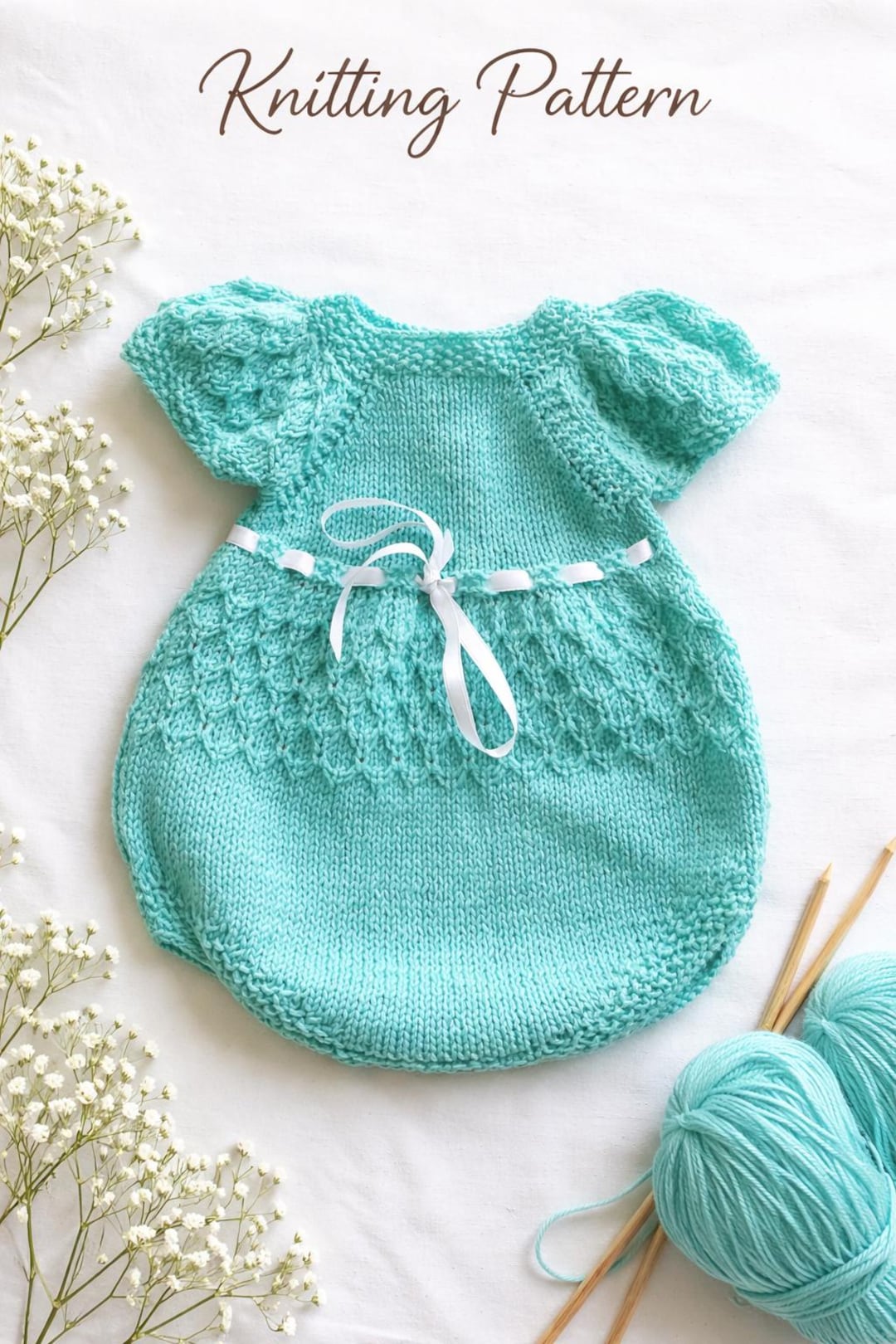 Baby Romper Knitting Pattern (PDF) - Etsy