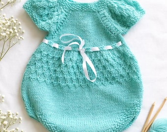 Baby Romper Knitting Pattern (PDF)