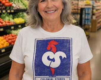 Colonial Stores - Toccoa, Georgia Vintage Grocery Store T-Shirt