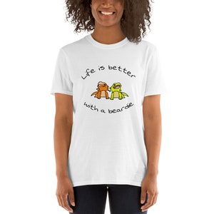 Life is Better with a beardie Short-Sleeve Unisex T-Shirt