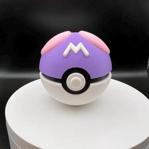 3D Printed Master Ball Pokeball Decorative Cosplay Accessory