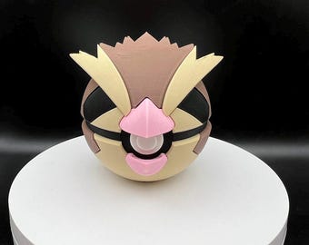 3D Printed Pidgey Themed PokeBall Display Piece Cosplay Accessory