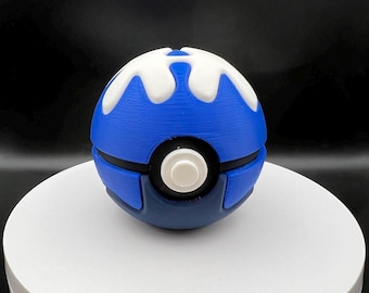 3D Printed Dive Ball Pokeball Decorative Cosplay Accessory