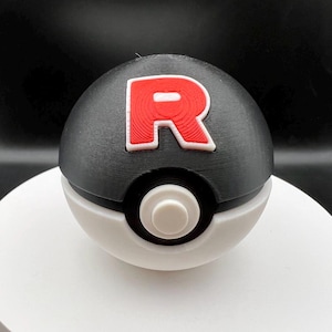 3D Printed Team Rocket Ball Pokeball Decorative Cosplay Accessory