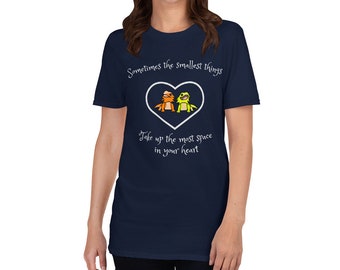 Sometimes the smallest things take up the most space in your heart - Winnie the Pooh Valentines Love Short-Sleeve Unisex T-Shirt