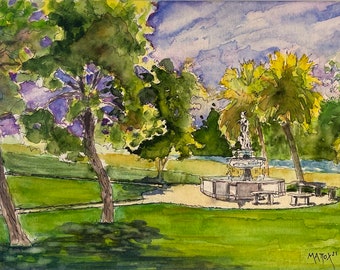 Sunset Park Fountain