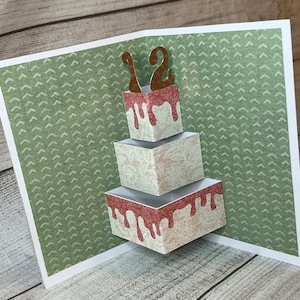 Cake Pop Up Card SVG, 3D Greeting Card, Birthday card SVG,  Interactive Greeting Card, Pop Up Card, card, svg, SVG for Cricut, Cricut card