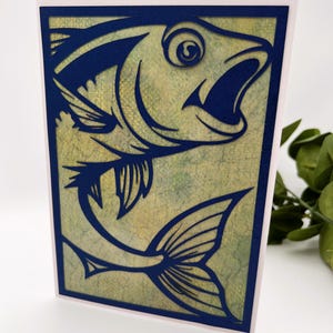 Fichier SVG de carte de pêche, poisson, Cricut, carte, svg, SVG pour Cricut, dessins SVG, pêche, carte Cricut, carte d'anniversaire, pêcheur, carte de poisson svg