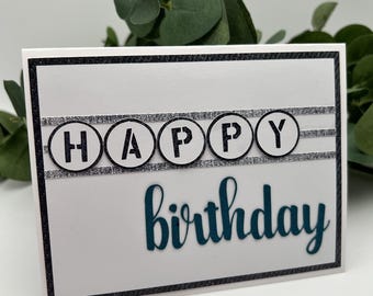 Happy Birthday Card SVG File: Cricut Designs (Digital Download)