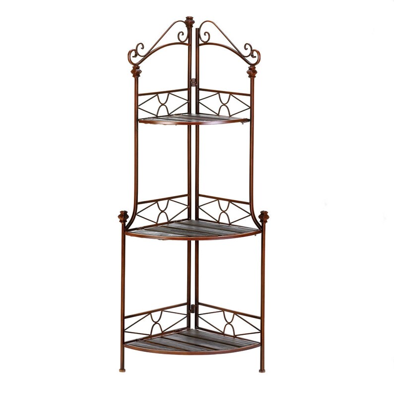 Rustic Corner Rack