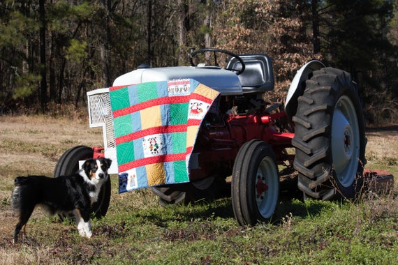 Cow Quilt, Baby Quilt, Baby Blanket, Farm Quilt, Handmade Quilt, Boy Quilt, Girl Quilt