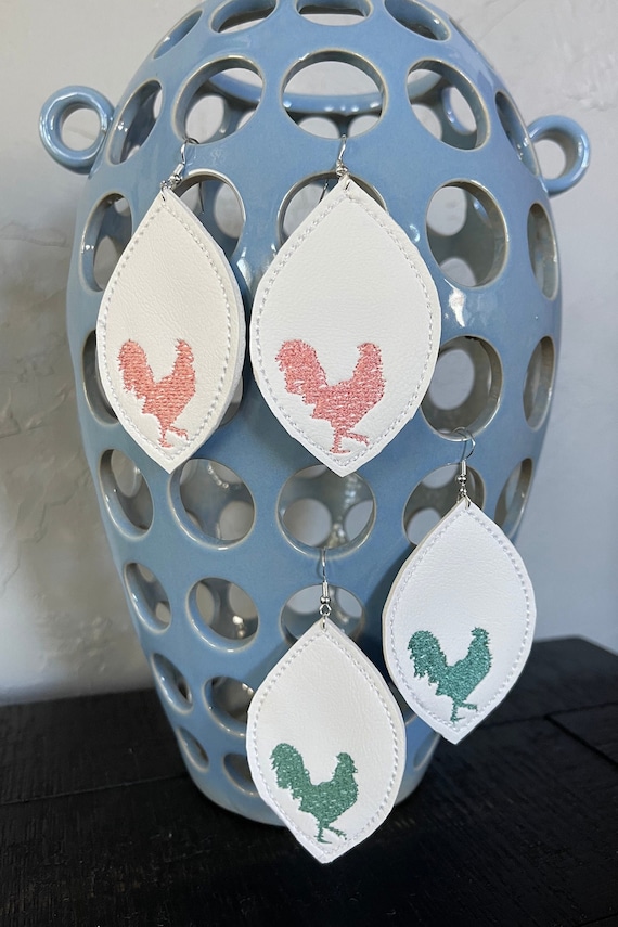 Chicken Earrings