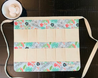 Chicken Egg Gathering Apron – Farm Fresh Egg Holder with Pockets – Homesteading Gift Idea