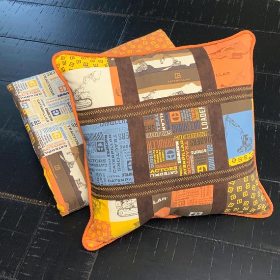 Dig, Dump, Dream: Caterpillar Equipment Baby/ Toddler Quilt