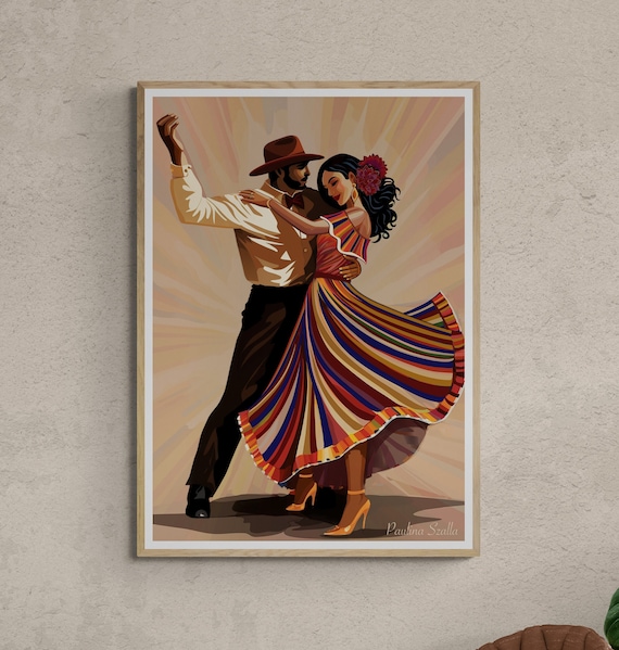 Dance in Colors - Part 3, Mexican Folk Art, Folklorico Art,mexican