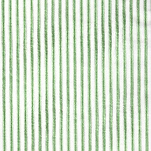 Empress Swag Valance in Classic Pine Green Ticking Stripe on White