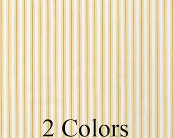 Cottage Stripe Fabric Samples from Carolina Linens