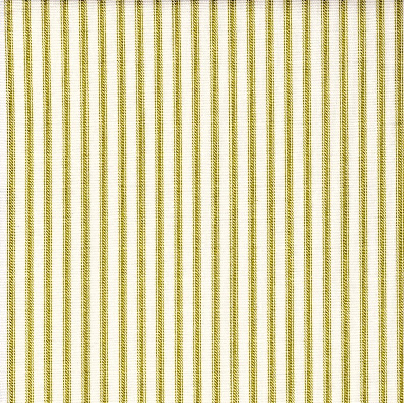 Shower Curtain in Farmhouse Olive Green Ticking Stripe on Etsy