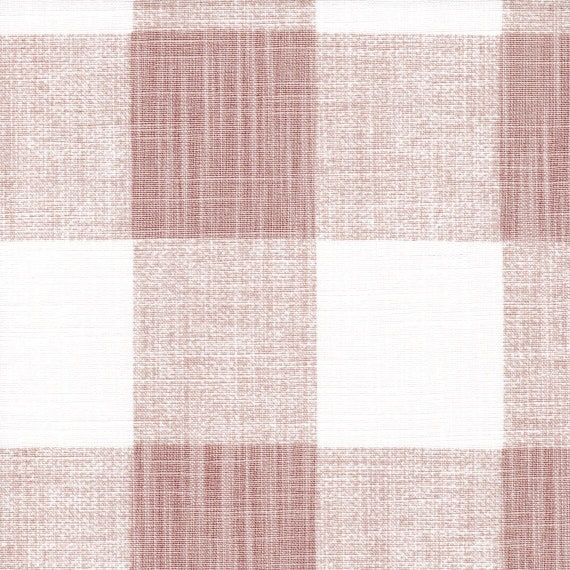 Gathered Crib Skirt in Anderson Blush Buffalo Check Plaid Etsy Canada