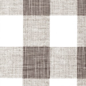 Duvet Cover in Anderson Ecru Grey Buffalo Check Plaid