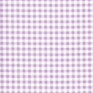 Tailored Bed Skirt in Orchid Large Gingham Check on White