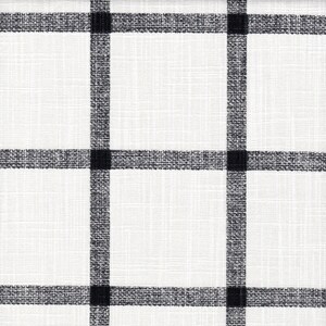 Duvet Cover in Aaron Ink Black Windowpane Plaid